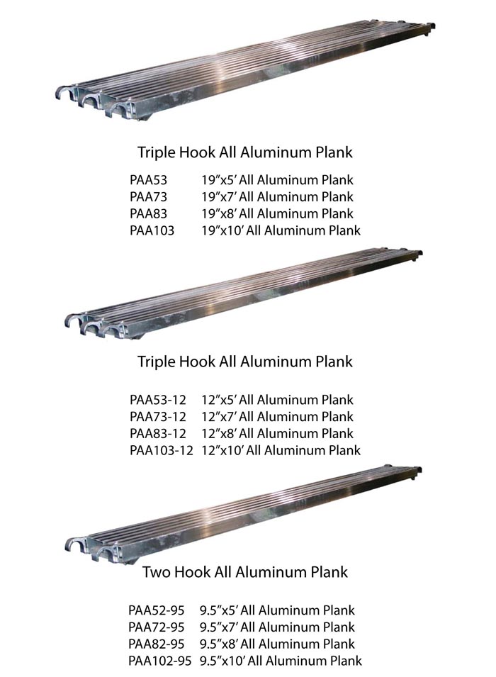 triple hook all aluminum